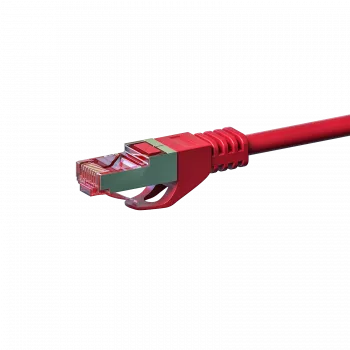Cablu de rețea DSIT CAT 6 LSOH - S/FTP - 0,50 metri - roșu