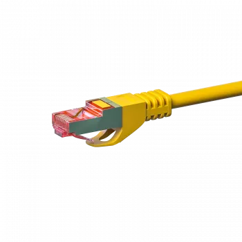 Cablu de rețea DSIT CAT 6 LSOH - S/FTP - 10 metri - galben (DC-S67-100)