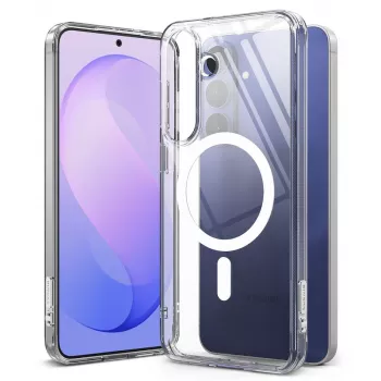 Husă Ringke Fusion Magnetic MagSafe pentru Samsung Galaxy S26 FE, transparentă