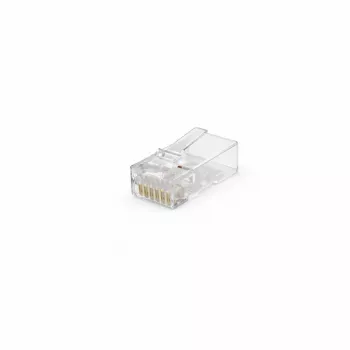 Conector mufă RJ45 DSIT CAT5e UTP pentru cablu flexibil și solid, pachet de 10