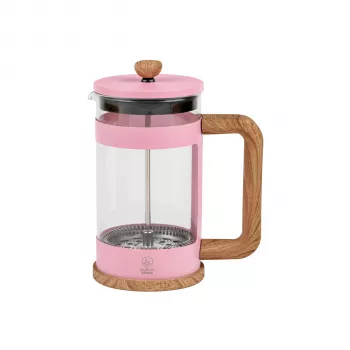 Leopold Vienna Franca French Press preparator cafea și ceai, roz, 600 ml