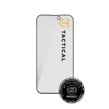 Folie de protecție ecran Tactical Glass Shield Privacy 5D pentru iPhone 15 / 16, negru