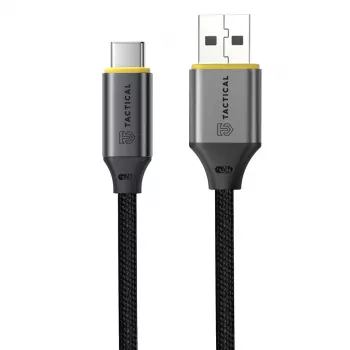 Tactical Fast Rope Aramid 2.0 cablu USB-A/USB-C 1m