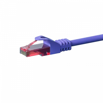 DSIT cablu patch de rețea CAT6 U/UTP, 0,15 m, violet, 100% cupru (DC-68-001)
