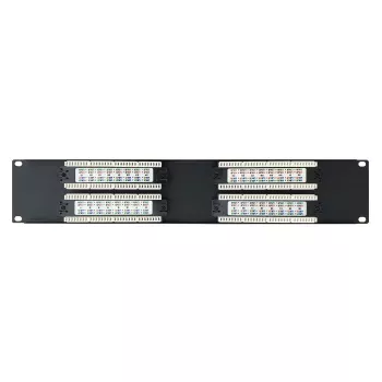 Patch panel DSIT 19 inch Cat6 UTP cu 32 porturi 2U negru