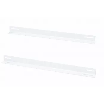 Șine rack DSIT 19 inch pentru dulapuri de perete cu adâncime 450 mm - alb