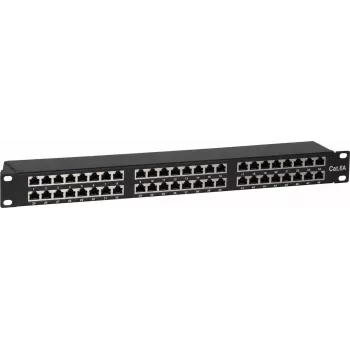 Patch panel DSIT 19 inch CAT 6a STP - 48 porturi (DS-Patch6a-48STP)