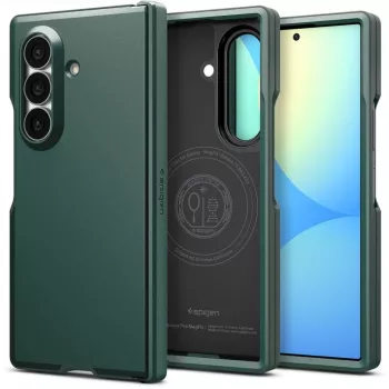 Husă Spigen Tough Armor Pro MagSafe pentru Samsung Galaxy Z Fold 8 Ultra - Abyss Green