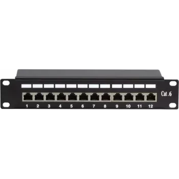 Patch panel DSIT DS-10Patch6-12FTP 10 inch 12 porturi FTP CAT6