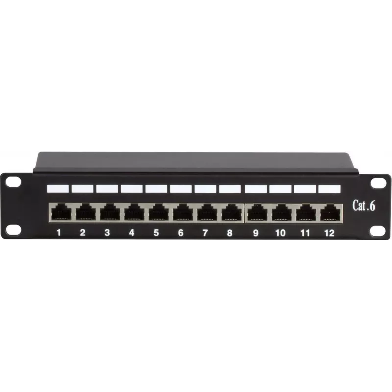 Patch panel DSIT DS-10Patch6-12FTP 10 inch 12 porturi FTP CAT6