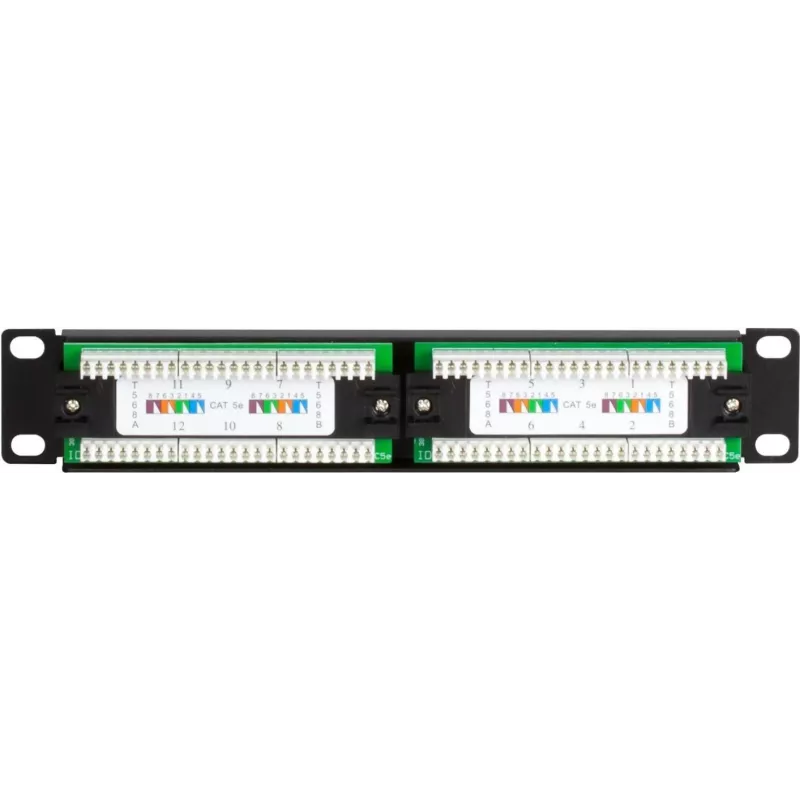 Patch panel DSIT DS-10Patch5-12UTP 10 inch 12 porturi UTP CAT 5e