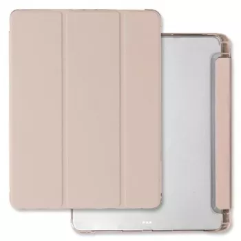 Husă cu spate transparent Mercury pentru iPad Pro 11 (M4 2024 / M5 2025) - roz