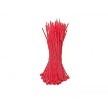 Colier de cablu DSIT 140mm roșu 100 bucăți (kb_140mm_rood)