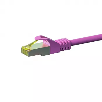 Cablu de rețea DSIT RJ45 S/FTP (PiMF) Cat.7, roz, 50 m (DC-79-500)