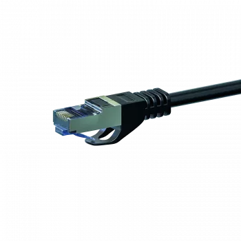 Cablu de rețea DSIT CAT 6a S/FTP LSOH, 3 m, negru