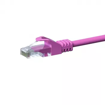 Cablu de rețea DSIT CAT 5e U/UTP 15m roz CCA