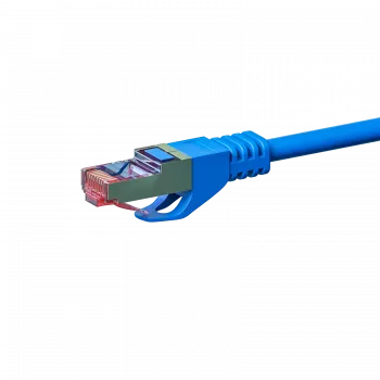 Cablu patch DSIT CAT 6 S/FTP LSOH, 0,25 m, albastru