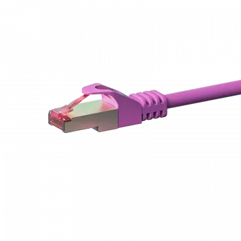 Cablu patch DSIT CAT 6 S/FTP LSOH, RJ45, 15m, roz