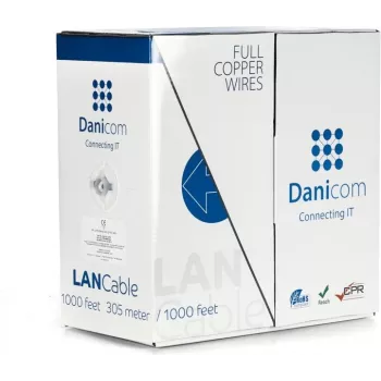 Cablu DSIT DANICOM CAT6 UTP 305m Solid Core - LSZH (Dca)