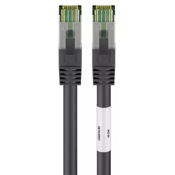 Cablu de rețea DSIT RJ45 S/FTP PiMF cu cablu CAT 8 negru 0,25 m