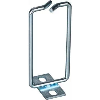 Ghidaj de cabluri DSIT 40 x 80 mm DS-Cablering-2 - clemă de management al cablurilor din oțel vopsit prin pulverizare, neagră, pentru rack-uri 19 inch