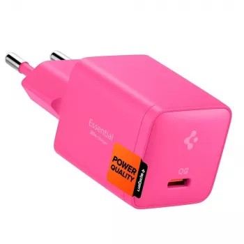Încărcător de rețea SPIGEN EE301EU-GAN Essential cu 1 port 30W roz