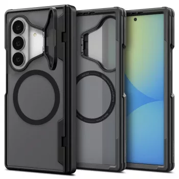 Husă Spigen Optik Armor Pro MagFit pentru Samsung Galaxy Z Fold 8 Ultra, compatibilă MagSafe, neagră (ACS11500)
