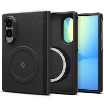 Spigen AirSkin Aramid MagSafe husă pentru Samsung Galaxy Z Fold 8 - negru