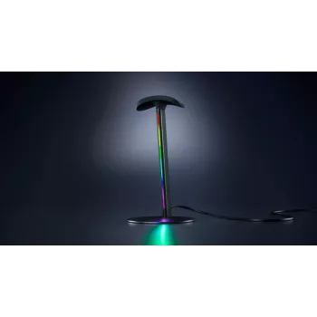 Stand pentru headset RAZER Base Station V3 Chroma RGB cu hub USB 3.1 cu 2 porturi - negru