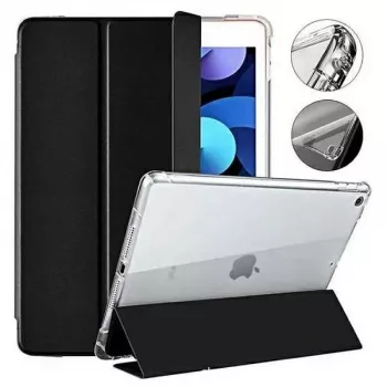Mercury husă cu spate transparent pentru iPad Pro 12.9 (2018-2022) & iPad Air 13 (2024-2026) - ramă neagră