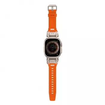 SKINARMA Titon Curea pentru Apple Watch Ultra 49mm, portocalie