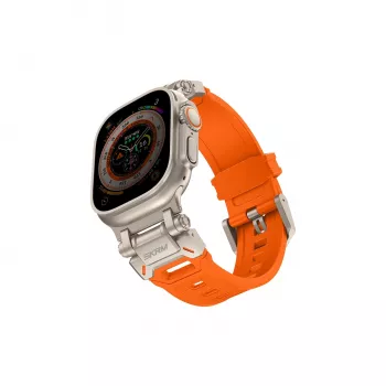 SKINARMA Titon Curea pentru Apple Watch Ultra 49mm, portocalie