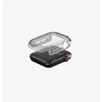Husă de protecție UNIQ Garde pentru Apple Watch Series 7/8/9 45mm - gri fumuriu