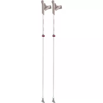 Bețe de schi KOMPERDELL Sarma Powerlock alb 105-125 cm (1 pereche)