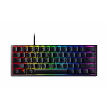 Tastatură gaming opto-mecanică cu fir Razer Huntsman Mini 60%, layout nordic, RGB, neagră (RZ03-03391300-R3N1)