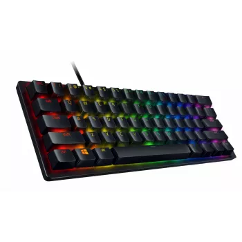 Tastatură gaming opto-mecanică cu fir Razer Huntsman Mini 60%, layout nordic, RGB, neagră (RZ03-03391300-R3N1)