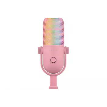 Microfon cu condensator USB Razer Seiren V3 Chroma 32-bit DSP - roz cuarț