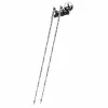 Bețe de alergare Komperdell FXP Carbon The Erlkonig 130 cm, negru/alb