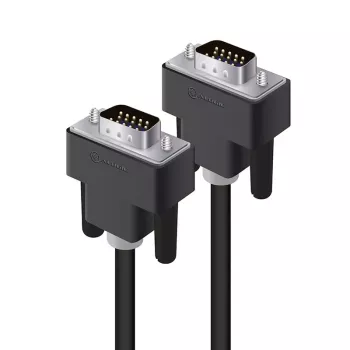 Cablu ALOGIC VGA-MM-02 2m VGA la VGA tată cu audio, negru