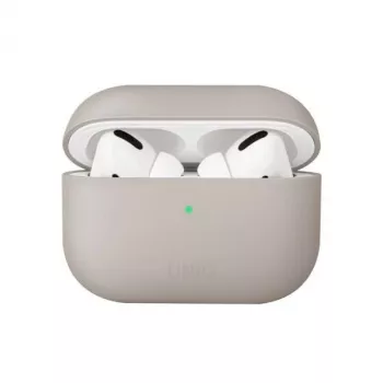 Husă din silicon UNIQ Lino pentru Apple AirPods Pro - bej ivory