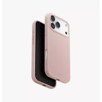 Husă cu încărcare UNIQ Lino MagClick pentru iPhone 17 Pro Max - roz