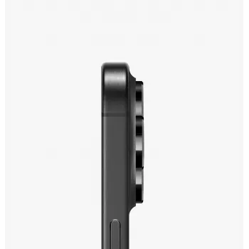 Protecție din aluminiu pentru lentila camerei UNIQ Optix pentru iPhone 17 - negru