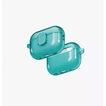 Husă UNIQ Glase Pro Lock pentru AirPods Pro 3, turcoaz