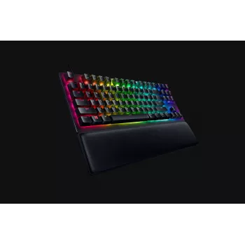 Tastatură optică de gaming cu fir Razer Huntsman V2 Tenkeyless, switch Linear Red, layout nordic, RGB (RZ03-03940700-R3N1)