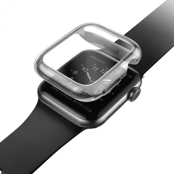 Carcasă de protecție UNIQ Garde pentru Apple Watch 40mm (Series 4/5/6/SE/SE2/SE3) - gri fumuriu