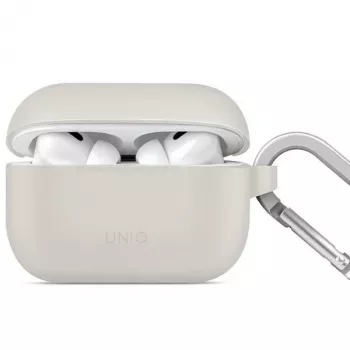 Husă din silicon UNIQ Vencer pentru Apple AirPods Pro generația 2 (2022/2023) - gri cretă