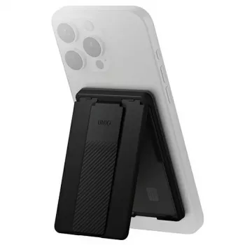 Suport portofel magnetic cu curea UNIQ Heldro ID - negru miezul nopții