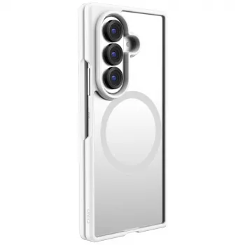 Husă de încărcare UNIQ Veren AF Magclick pentru Samsung Galaxy Z Flip8, Smoky Frost