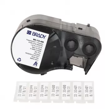 Etichete FreezerBondz BRADY BMP51/BMP53/M511 - 25,4 mm x 12,7 mm, alb, 500 etichete