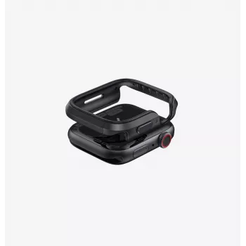 Husă UNIQ Valencia pentru Apple Watch 46 mm, Midnight Black Uni001443